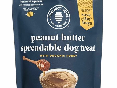 Project Hive Peanut Butter Spreadable Dog Treat 6oz Online