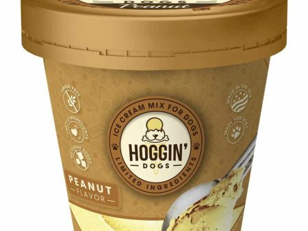 Puppy Cake Hoggin  Dogs Ice Cream Mix Peanut Butter Pint Large 4.65oz Online Sale