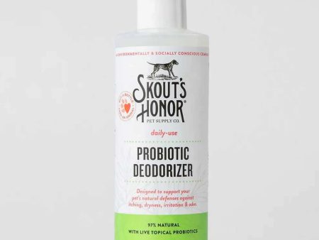 Skout s Honor Probiotic Daily Use Deodorizer Sunkissed Coconut 8oz For Sale