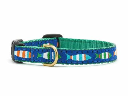 Up Country Funky Fish Cat Collar For Cheap