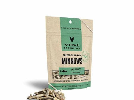 Vital Essentials(R) Freeze-Dried Minnows Cat Treats, 0.5 oz For Cheap