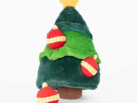 ZippyPaws Holiday Zippy Burrow Christmas Tree Plush Dog Toy Discount