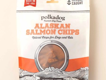 Polkadog Alaskan Salmon Chips Dog and Cat Treats 4oz Sale