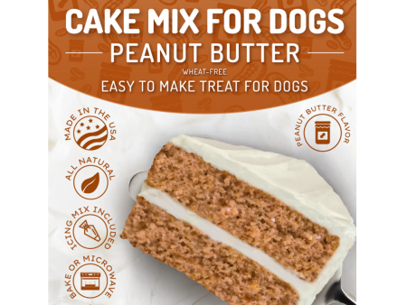 Puppy Cake Mix Peanut Butter 9oz Online Hot Sale