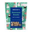 Bocce s Bakery Snowman Snacks Soft & Chewy Dog Treats Online now