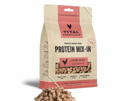 Vital Essentials(R) Freeze-Dried Raw Chicken Protein Mix-In Meal Topper for Dogs, on Sale