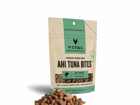 Vital Essentials(R) Freeze-Dried Ahi Tuna Bites Cat Treats, 1.1 oz Online Sale