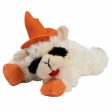 Multipet Halloween Lamb Chop 6.5 w Orange Hat & Paws on Sale