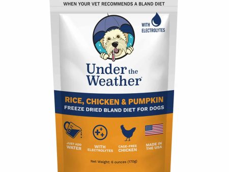 Under the Weather Bland Diet - Chicken, Rice & Pumpkin w Electrolytes Supply