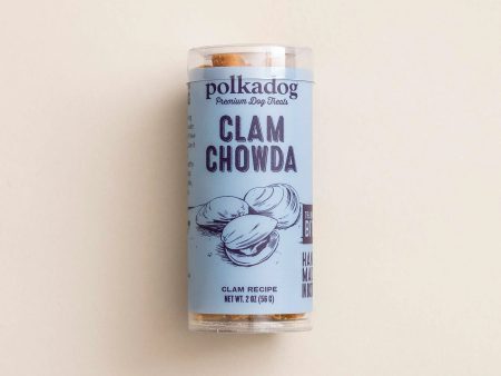 Polkadog Clam Chowda Training Bits Crunchy Dog and Cat Treats Fashion