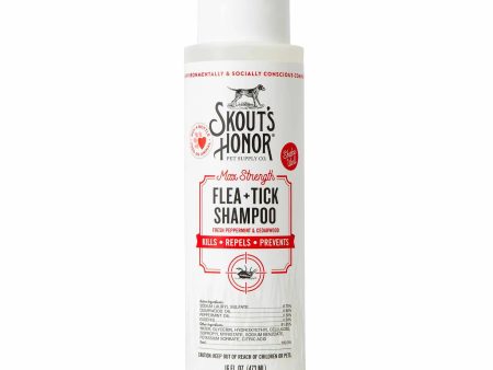 Skout s Honor Flea + Tick Shampoo 16oz Hot on Sale