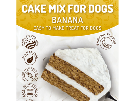 Puppy Cake Mix Banana 9oz Online Sale