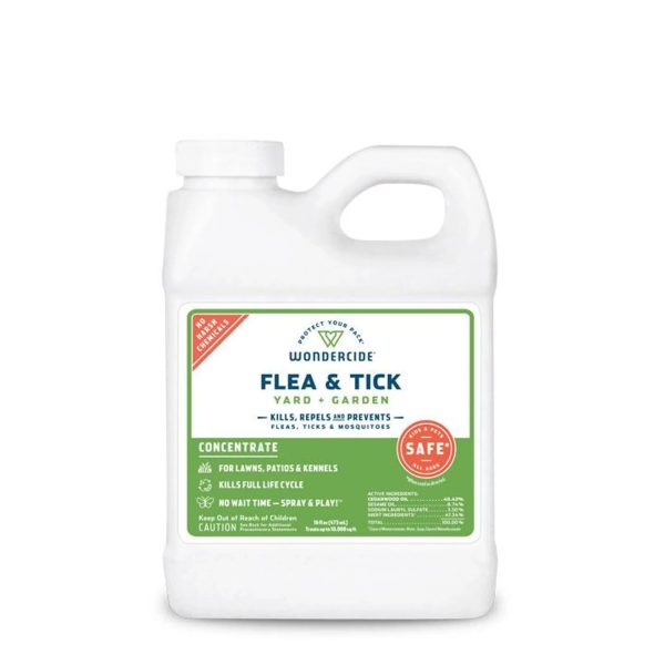 Wondercide - Flea, Tick & Mosquito Spray for Yard + Garden - 32oz Ready-To-Use Hot on Sale