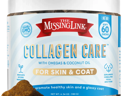 The Missing Link - Collagen Care Skin And Coat Soft Chew 60Ct on Sale