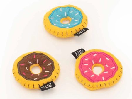 ZippyClaws Mini Donutz 3-Pack For Cheap