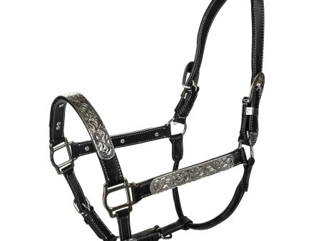 TABELO Leather Halter with Silver For Cheap