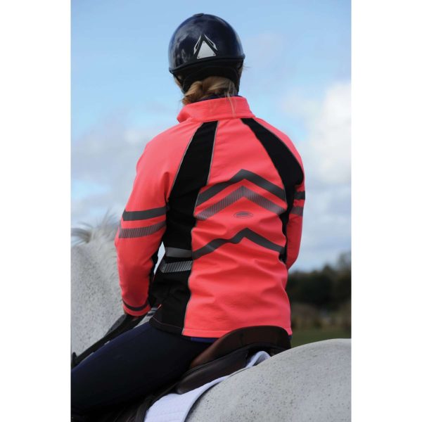 Weatherbeeta Jacke Reflective HiVis Softshell Fleece Gefüttert Rosa For Sale