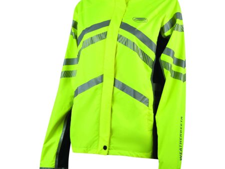 Weatherbeeta Jacke Reflective HiVis Leicht Wasserdicht Gelb Supply