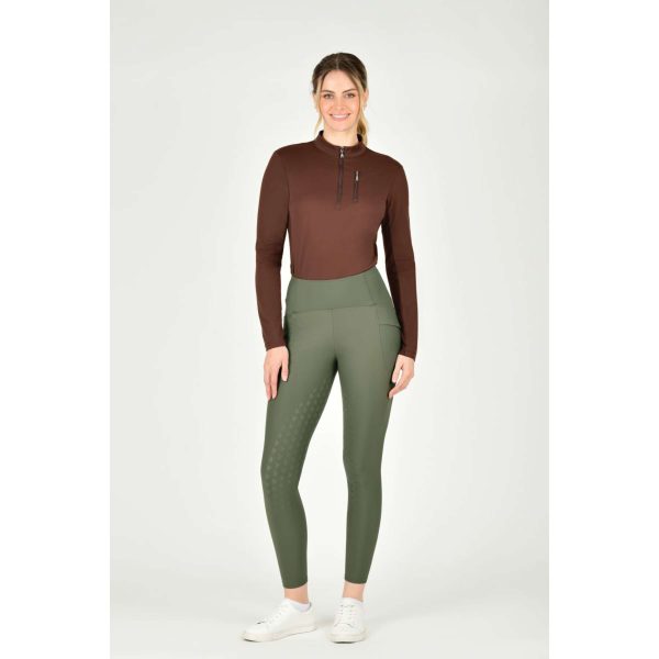 Weatherbeeta Reitleggings Thermal Olive Night on Sale