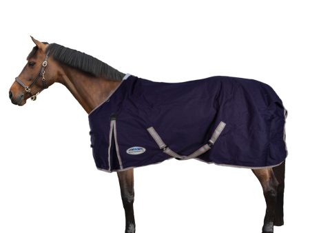 Weatherbeeta Lite Plus Turnout Rug Comfitec Essential Plus Standard Neck 0g Navy Silver Red Supply