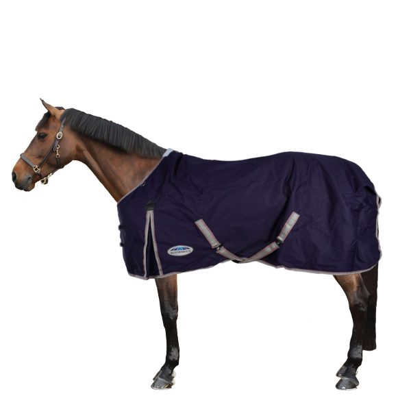 Weatherbeeta Lite Plus Turnout Rug Comfitec Essential Plus Standard Neck 0g Navy Silver Red Supply