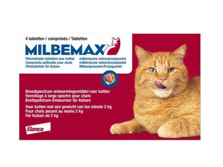 Milbemax Entwurmungstablette Katze 2-12kg 4 Tabletten Online Hot Sale