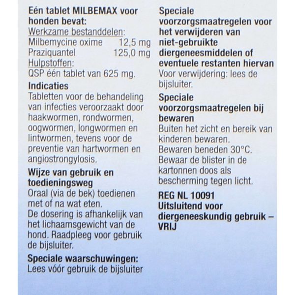 Milbemax Entwurmungstablette Hund Groß 2 Tabletten Hot on Sale