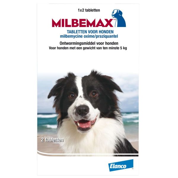 Milbemax Entwurmungstablette Hund Groß 2 Tabletten Hot on Sale