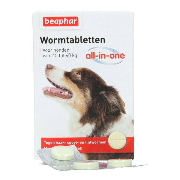 Beaphar Wurmtabletten All-in-One 2,5-40kg Online Sale